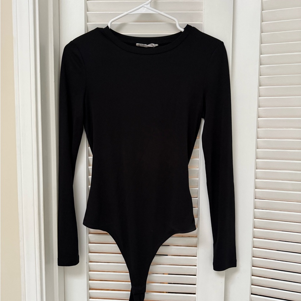 Classic Black Long Sleeve Bodysuit